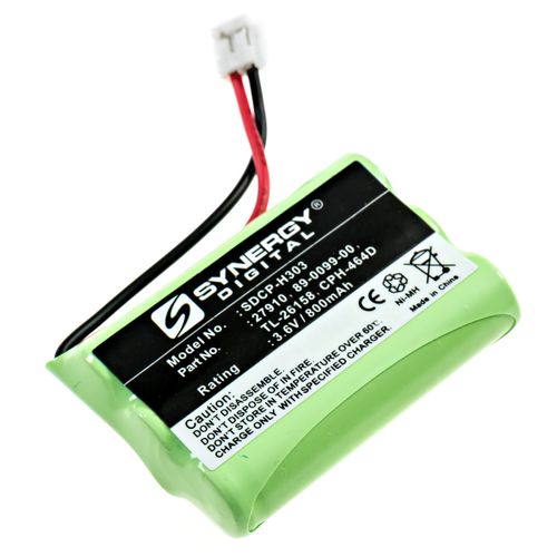 Synergy Digital Cordless Phone Battery, Compatible with AT&T-Lucent 27910 Cordless Phone Combo-Pack Includes: 2 x SDCP-H303 Batteries