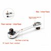1/4" Mini Double-Ended Quick Socket Ratchet Wrench Rod Screwdriver Bit Tool