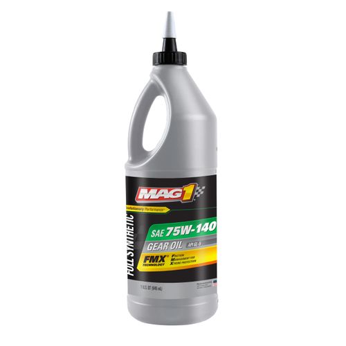 MAG 1 00870 Full Synthetic SAE 75W-140 GL-5 Gear Oil - 1 Quart