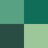 Vallejo AV Game Color Set - Cold Green Colors (x4)