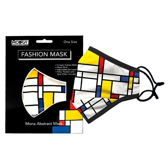 Modgy MONA ABSTRACT 3-layer Cloth Art Fashion Face Mask