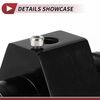 HEROFFIX 1 Set Car Water Coolant Temperature Sensor Adapter Joint Pipe Radiator Sensor Adaptor 26mm Black