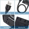 DEWENWILS Outdoor Electrical Outlet Timer Switch Plug in Waterproof Light Timer