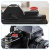 PATIKIL Camera Shutter Button Set of 3 Copper Camera Buttons with Knobs for DSLR/SLR Cameras Orange