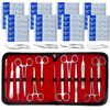 NEW 53 Pcs Minor Surgery Dissection Dissecting Student Kit Surgical Instruments