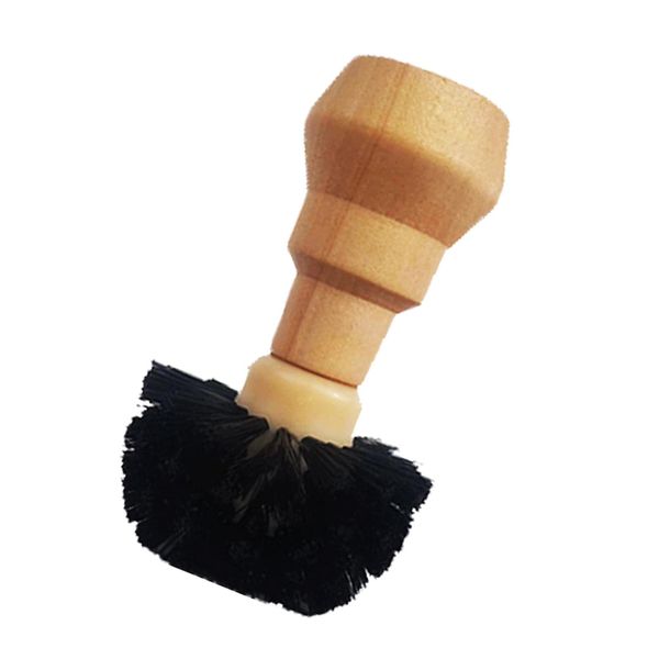 Sharplace Protable Espresso Tamper Cleaning Brush Coffee Grinders Cleaning, with Wooden Handle Espresso Brush for Coffee Machine Accessories, 54mm 58mm