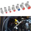 JIC37 Hydraulic Swivel Run Tees Hydraulic Tee Connector Tester Tee Coupling Set