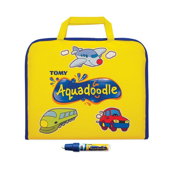 Aquadoodle Colour Doodle Bag Travel Water Doodle Mat, Official TOMY No Mess Colouring & Drawing Game, Suitable for Toddlers and Children - Boys & Girls 18 Months, 2, 3, 4+ Year Olds