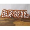 Custom Nameplate Personalized 3D Name Sign 3D Printed Cow Print Design
