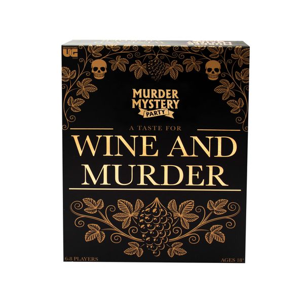 Murder Mystery Party, A Taste for Wine & Murder, Murder Mystery Party Game to Host Your Own Murder Mystery Night