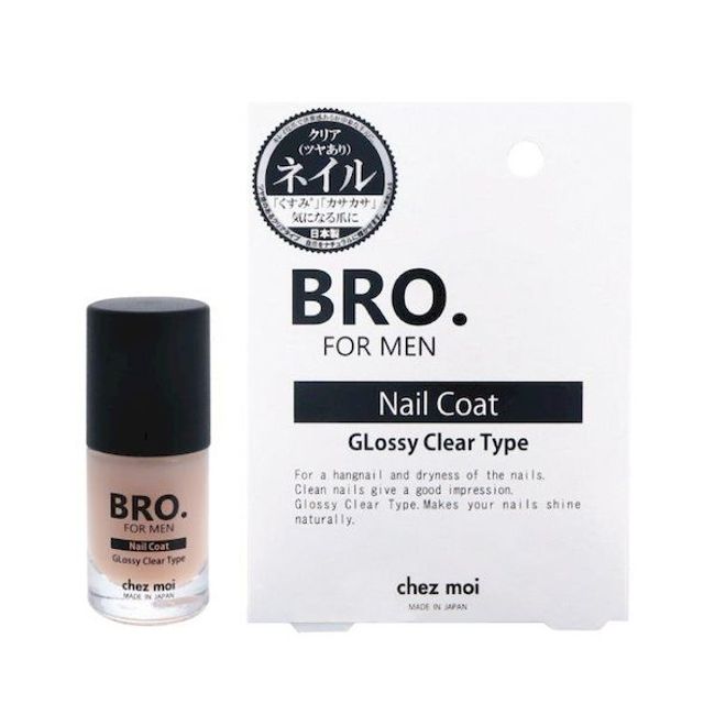 4562226255436 BRO． FOR MEN Nail Coat GLossy Clear Type Clear 101228 [Cannot be canceled]