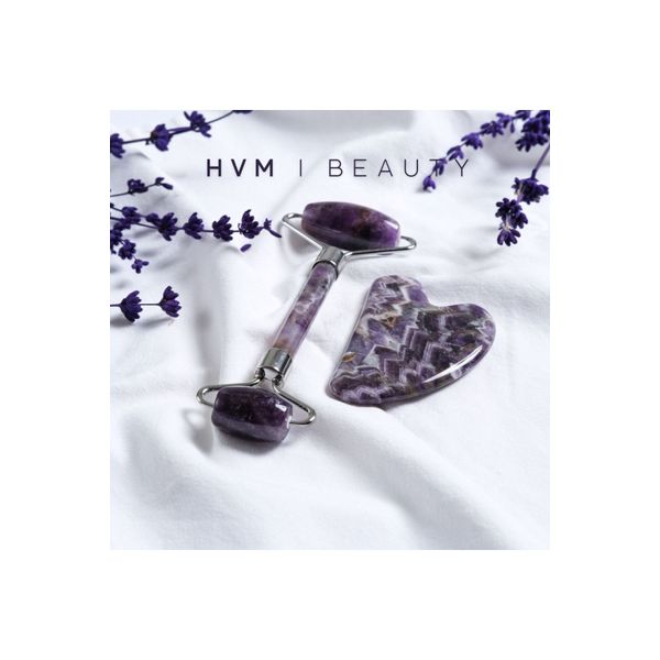 Ametist Face Roller Ve Gua Sha 2'li Set