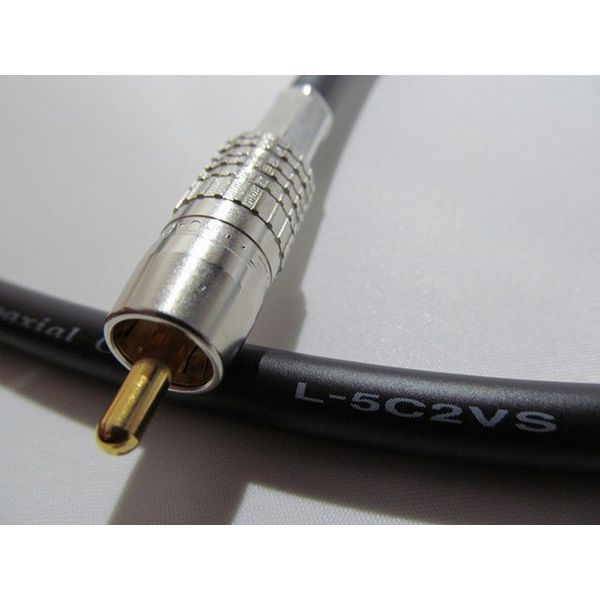 Canare L-5C2VS Digital Coaxial RCA Cable 1 [Crimp Plug] (1.5m)