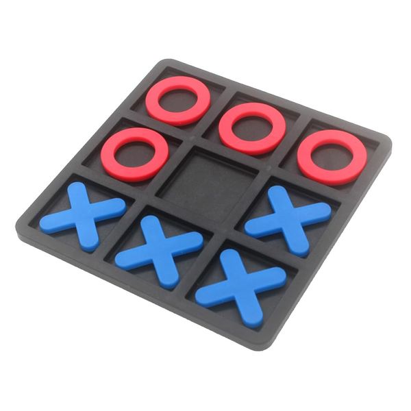 BQSPT Tic Tac Toe Board Game,Tic Tac Toe Family Game, Classic Board Game, Classical Family Board Game,Children's Tic Tac Toe Game, Plastic tic tac Toe Game, Board Size 15 X 15 cm