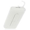 WLLHYF Portable Dental Floss Case Automatic Dental Floss Pick Organizer Case Travel Flosser Dispenser Storage Case Refillable Holder Boxes with 10 Floss Picks for Teeth Cleaning (White)