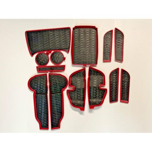 Subaru 13-Piece RS Red Accent Interior Liner Upgrade Kit for 2024 2025 Impreza Sport RS - J131SFN020 - Genuine OEM