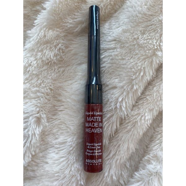 Absolute New York Matte Made In Heaven liquid lipstick&liner duo BITTEN | Sealed