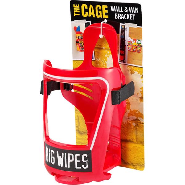 Big Wipes BGW2421 80 Van and Wall Bracket Tubs Wipe - Red