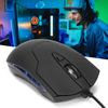 Type C Mouse, Wired USB C Mouse Gaming Mouse Ergonomic Multimedia Keys Adjustable DPI Office Mouse for Laptop PC Type C Devices