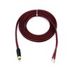 MEIRIYFA RCA Plug Replacement, Bare Wire RCA Speaker Cable to Plug (Male)