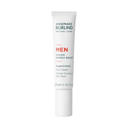 ANNEMARIE BÖRLIND Men System Energy Boost Eye Cream (15 ml) - For All Skin Types, Cooling and Refreshing, with Innovative Energy Complex of Vegetable Taurine and Organic Caffeine, Vegetarian
