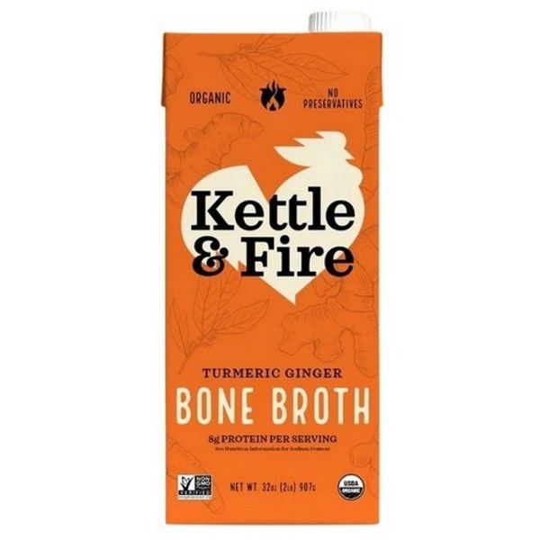 Chicken Bone Broth Turmeric Ginger 32 Oz(Case of 8)