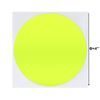 Hycodest 100mm Fluorescent Round Colour-Code Labels Blank Dot Stickers, Pack of 25 Labels (Colourful)