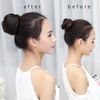 AISIHAIR Wig, Bun Extension, Chignon, Point Wig, Festival, Yukata, Kimono, Wedding, Coming-of-Age Ceremony, Straight Bun with Net, Arrangement Wig, Bulk Hair, Daily Use