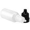 KOHAND 200 PCS 10ML Plastic Dropper Bottles, Squeezable Dropper Bottles With Black Cap, White, Translucent