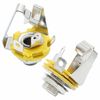 LifCratms 6.5mm (1/4inch) Guitar Input Jack, Female Stereo Socket Panel Mount Jacks -12 Pack