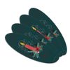 Christmas Candle Double-Sided Oval Nail File Emery Board Set 4 Pack