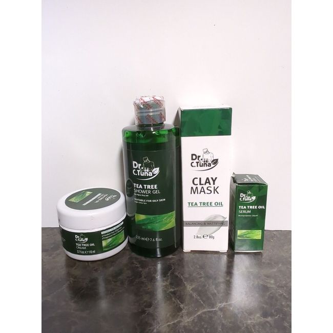 Farmasi Dr. Tuna organic tea tree mask and toothpaste Full Size Set.