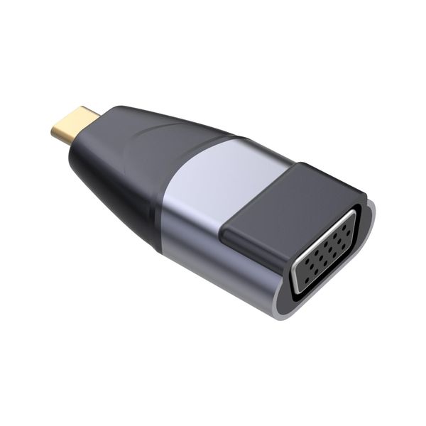 Compact USB-C to VGA Adapter