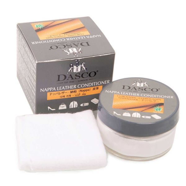 Dasco Nappa Leather Conditioner 50 ml and Polishing Cloth