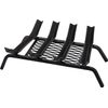 Dagan Five Bar V-Groove Design Grate with Welded Ember Retainer, 22in.