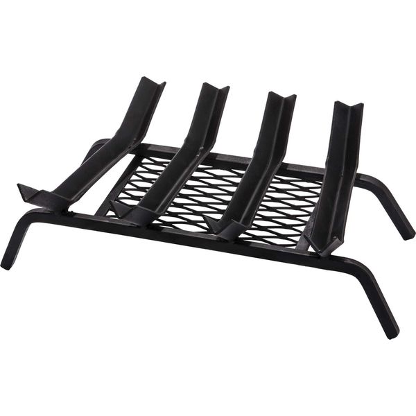 Dagan Five Bar V-Groove Design Grate with Welded Ember Retainer, 22in.
