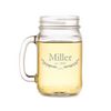 Customized Established Date With Name Wedding Mason Jar (Single 1)