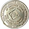 1 Year NA Medallion Official Narcotics Anonymous Bronze Chip