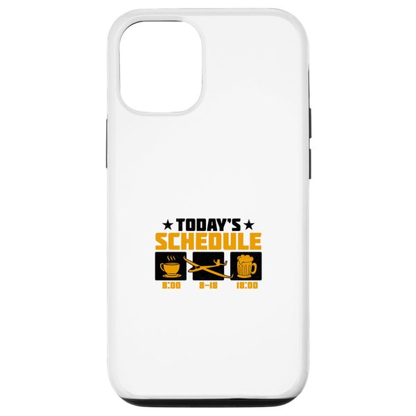 iPhone 14 Todays Schedule Glider Airplane Flying Pilot Sailplane Case
