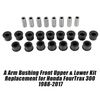 labwork A Arm Bushing Front Upper & Lower Kit Replacement for Honda FourTrax 300 1988-2017