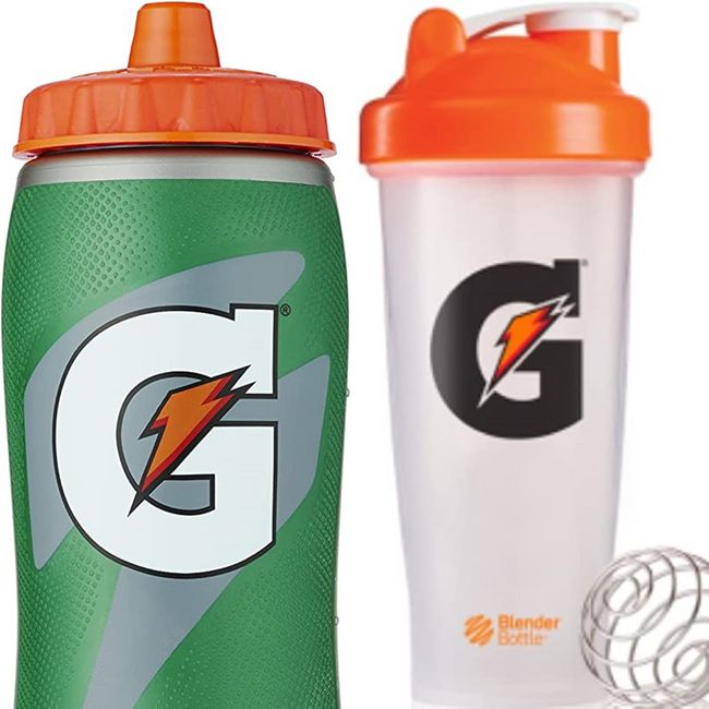 Gatorade BlenderBottle Shaker Bottle, BPA Free, Great for Pre Workout and  Protein Shakes