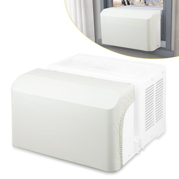 Indoor Air Conditioner Cover for U-Shape Window AC Units Durable and Windproof