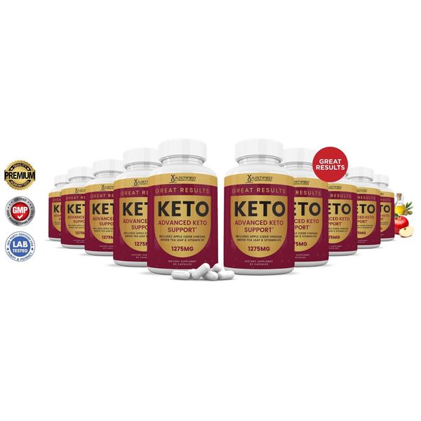 Great Results Keto ACV Pills 1275 MG Stronger Than Gummies Keto Support 10 Pack