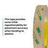 3M 468MP Adhesive Transfer Tape, 1" Width x 20yd Length (1 roll)