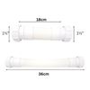 Flexible Waste Fitting Compression x Compression 1.5inch, 1 1/2inch Stretch Pipe for Bath Sink Universal Pipe Connector