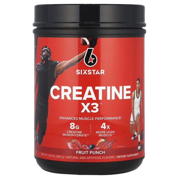 Creatine X3, Fruit Punch, 2.18 lbs (990 g)