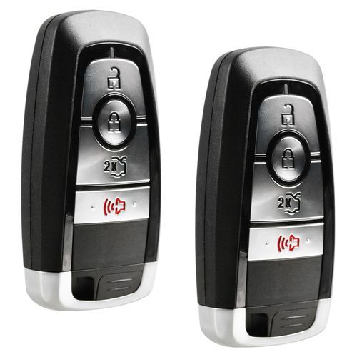 2X USARemote Keyless Entry Remote Car Key Fob Replacement for 2017 2018 2019 2020 2021 2022 Ford Edge Fusion Mustang 4-Button Smart Key (M3N-A2C93142300, 164-R8150)
