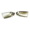 Tow Mirror Cap Chrome Kit Set of 4 Compatible with Chevy GMC Pickup without Temp Sensor