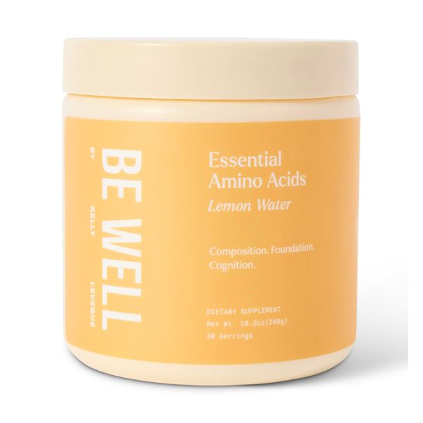 Be Well by Kelly LeVeque Essential Amino Acids Lemon Water Plant-Based Powder