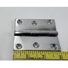 Chrome Plated 3" x 2-1/2" Butt Hinge Solid Brass